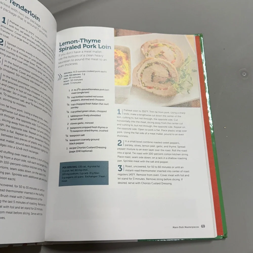 Diabetic Living Holiday Cooking‎ Cookbook Recipes Healthy Holiday Meals